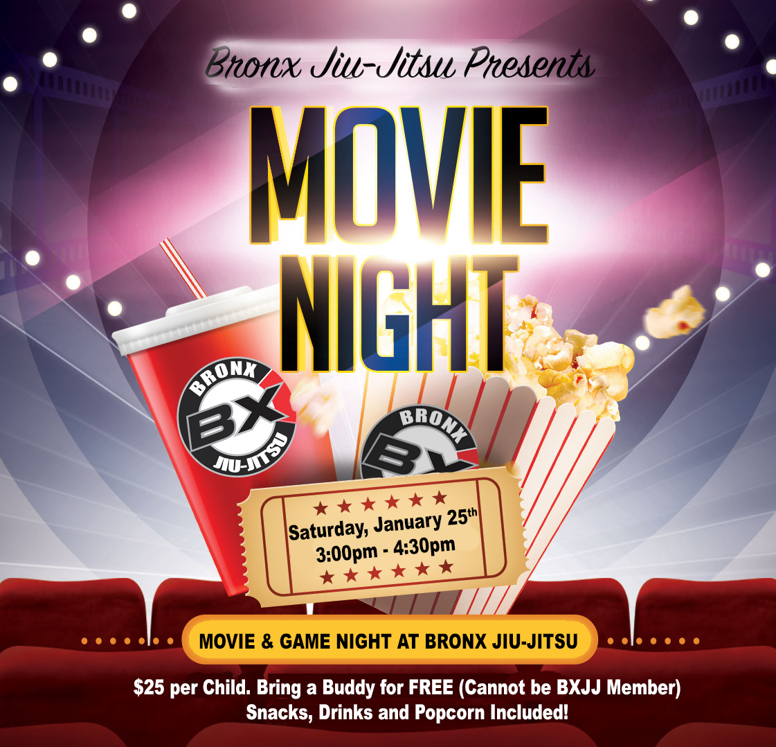 Game & Movie Night Event | Bronx Jiu-Jitsu | Bronx, New York